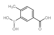 3-Borono-4-methylbenzoic acid structure