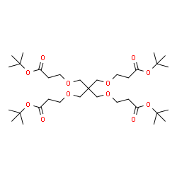 Tetra(t-butoxycarbonylethoxymethyl) Methane结构式