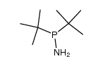 Di-tert-Butyl(amino)phosphan Structure