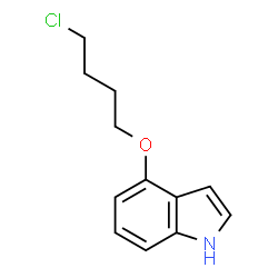 4-(4-Chlorobutoxy)-1H-indole结构式