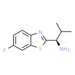 2-Benzothiazolemethanamine,6-fluoro-alpha-(1-methylethyl)-,(alphaR)-(9CI)结构式