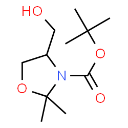 N-Boc-2,2-Dimethyl-4-hydroxymethyl-oxazolidine Structure