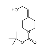 tert-butyl 4-(2-hydroxyethylidene)piperidine-1-carboxylate Structure