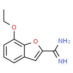 2-Benzofurancarboximidamide,7-ethoxy-(9CI)结构式