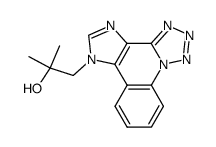 α,α-Dimethyl-6H-imidazo [4,5-c]tetrazolo[1,5-a]quinoline-6-ethanol结构式