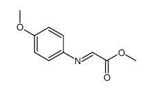 methyl 2-(4-methoxyphenyl)iminoacetate Structure