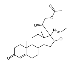 2-oxo-2-(4a,6a,8-trimethyl-2-oxo-2,3,4,4a,4b,5,6,6a,9a,10,10a,10b,11,12-tetradecahydro-6bh-naphtho[2',1':4,5]indeno[1,2-d][1,3]oxazol-6b-yl)ethyl acetate Structure