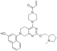 KRAS-G12C inhibitor 13 Structure