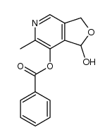 3-benzoyloxy-5-hydroxymethyl-2-methyl-pyridine-4-carbaldehyde Structure