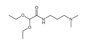 N-(3-(dimethylamino)propyl)-2,2-diethoxyacetamide Structure