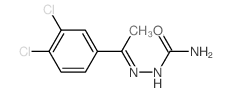 Hydrazinecarboxamide,2-[1-(3,4-dichlorophenyl)ethylidene]- Structure
