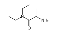 Propanamide, 2-amino-N,N-diethyl- (9CI) Structure
