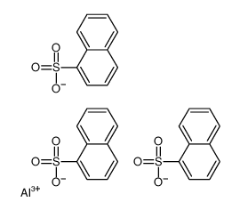 Aluminium tri(1-naphthalenesulfonate) Structure