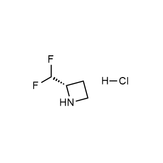 (S)-2-(Difluoromethyl)azetidine hydrochloride Structure