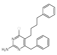 4-benzyl-6-chloro-5-(4-phenylbutyl)pyrimidin-2-amine picture