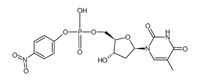 4-硝基苯基 3'-胸苷酸酯结构式