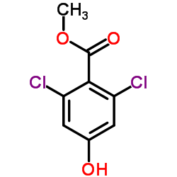 Methyl 2,6-dichloro-4-hydroxybenzoate结构式