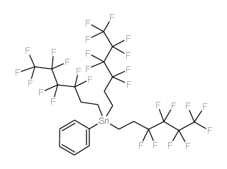 tris(1h,1h,2h,2h-perfluorohexyl)phenyltin结构式