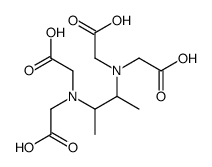 [(1,2-Dimethylethylene)dinitrilo]tetraacetic acid结构式