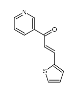 1-(3'-pyridyl)-3-(2''-thienyl)-2-propen-1-one结构式