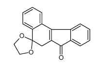 spiro[1,3-dioxolane-2,5'-6H-benzo[c]fluorene]-7'-one结构式