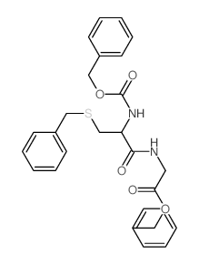 Glycine,N-[N-[(phenylmethoxy)carbonyl]-S-(phenylmethyl)-L-cysteinyl]-, phenylmethylester (9CI) picture