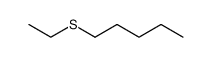 ethyl pentyl sulfide Structure