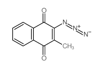 1,4-Naphthalenedione,2-azido-3-methyl- Structure