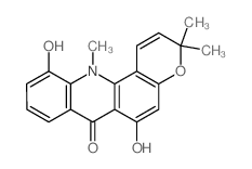5-Hydroxynoracronycine结构式