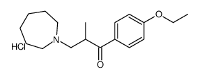 3-(azepan-1-yl)-1-(4-ethoxyphenyl)-2-methylpropan-1-one,hydrochloride Structure