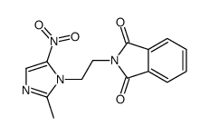N-[2-(2-methyl-5-nitro-1H-imidazol-1-yl)ethyl]phthalimide Structure