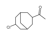 3-chlorobicyclo[3.3.1]nonan-7-yl methyl ketone结构式