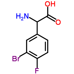 Amino(3-bromo-4-fluorophenyl)acetic acid picture