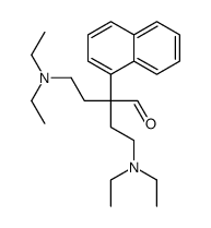 4-(diethylamino)-2-[2-(diethylamino)ethyl]-2-naphthalen-1-ylbutanal Structure