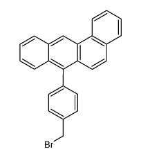 7-(4-Brommethyl-phenyl)-benz(a)anthracen Structure