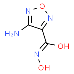 1,2,5-Oxadiazole-3-carboxamide,4-amino-N-hydroxy-(9CI) Structure