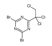 2,4-dibromo-6-(1,1,2-trichloroethyl)-1,3,5-triazine结构式
