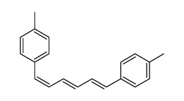 1-methyl-4-[6-(4-methylphenyl)hexa-1,3,5-trienyl]benzene结构式