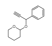 2-((1-phenylprop-2-yn-1-yl)oxy)tetrahydro-2H-pyran结构式