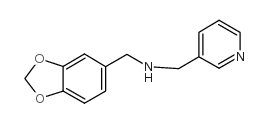 BENZO[1,3]DIOXOL-5-YLMETHYL-PYRIDIN-3-YLMETHYL-AMINE structure