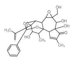 6H-2,8b-Epoxyoxireno(6,7)azuleno(5,4-e)-1,3-benzodioxol-6-one, 3a,3b,3c,4a,5,5a,8a,9,10,10a-decahydro-5,5a,10-trihydroxy-4a-(hydroxymethyl)-7,9-dimethyl-10a-(1-methylethenyl)-2-phenyl- picture