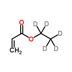 (2H5)Ethyl acrylate Structure