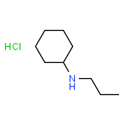 N-propylcyclohexanamine hydrochloride结构式