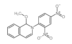 Isoquinoline,2-(2,4-dinitrophenyl)-1,2-dihydro-1-methoxy-结构式