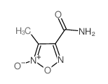 Furazancarboxamide, 4-methyl-, 5-oxide Structure