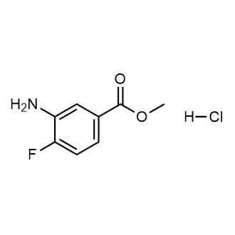 methyl 3-amino-4-fluorobenzoate hydrochloride structure