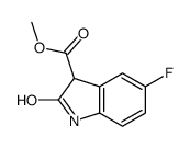 methyl 5-fluoro-2-oxo-1,3-dihydroindole-3-carboxylate Structure