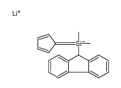 lithium,cyclopenta-2,4-dien-1-yl-(9H-fluoren-9-yl)-dimethylsilane结构式