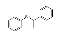 1-phenylethylselanylbenzene结构式