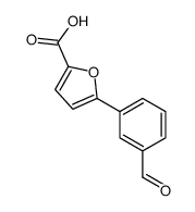 5-(3-formylphenyl)furan-2-carboxylic acid结构式